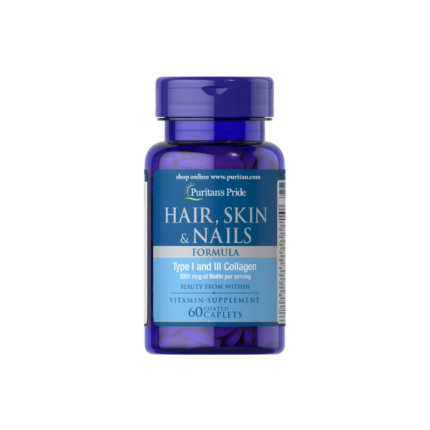 Puritan’s Pride Hair, Skin & Nails Formula 60 Caplets