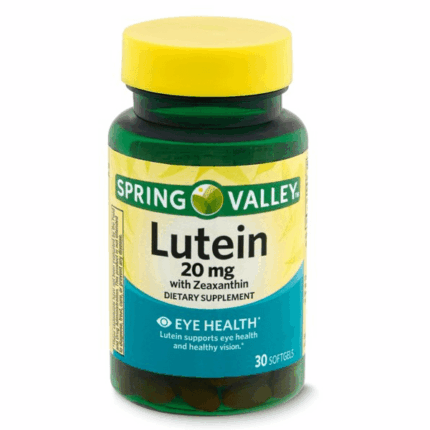 Spring Valley Lutein with Zeaxanthin 20mg 30 Softgels
