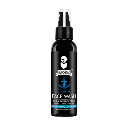 Muuchstac Ocean Face Wash 100ml bottle for men oil control