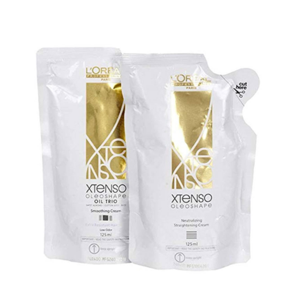 L’Oréal Paris Xtenso Oleoshape Oil Trio Smoothing Cream 125ml + Neutralizing Straightning Cream 125ml