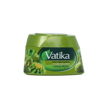 Vatika Hair Fall Control Styling Hair Cream - 140ml | Stronger Hair & Natural Hold