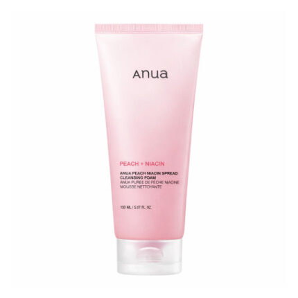 Anua Peach Niacin Spread Cleansing Foam 150ml tube for brightening