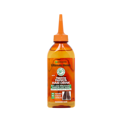 buy hair fall treatment BD || Garnier Ultimate Blends Repairing Papaya Hair Drink