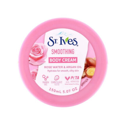 Stives Rose Water & Argan Oil Smooting Body Cream 150ml