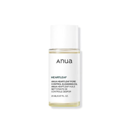 Anua Heartleaf Pore Control Cleansing Oil 20ml bottle for double cleansing