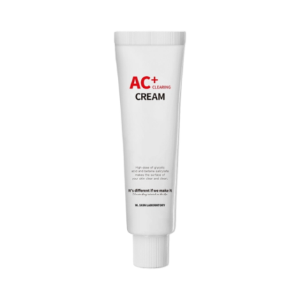 W. Skin Laboratory AC+ Clearing Cream 60ml for acne-prone skin.