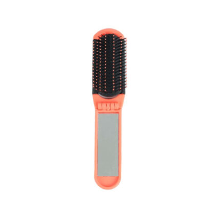 Technic Hair Brush and Glass Set in Pink, professional detangling brush with matching storage glass for vanity organization.