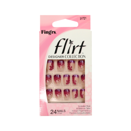 Fingrs Flirt False Nails Tips 24pices