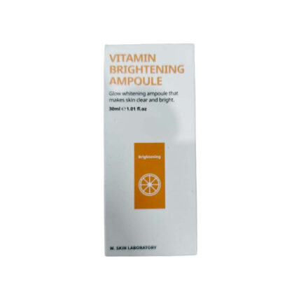 W.Skin Laboratory Vitamin Brightening Ampoule 30ml dropper bottle for radiant skin