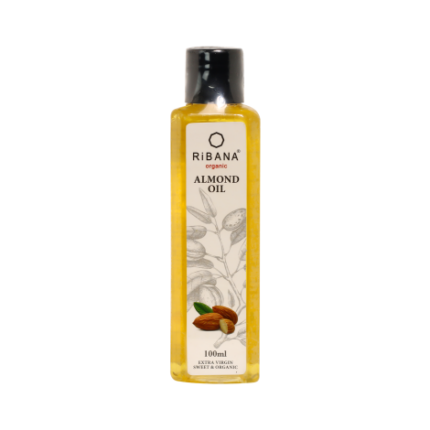 Ribana Organic Almond Oil 100ml bottle for face and hair