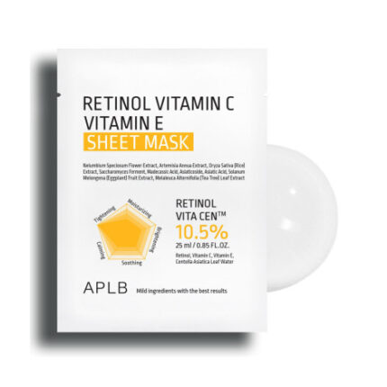 APLB Retinol Vitamin C Vitamin E Sheet Mask 25ml