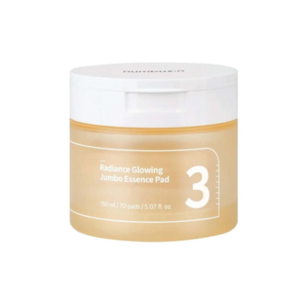 Numbuzin No.3 Radiance Glowing Jumbo Essence Pad 150ml