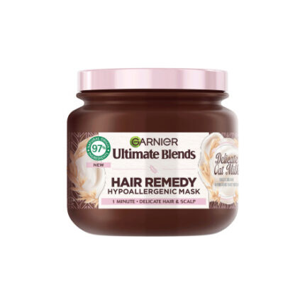 Garnier Ultimate Blends Delicate Oat Milk Hair Remedy Hypoallergenic Mask 340ml