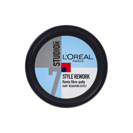L'Oreal Studio Line 7 Style Rework Remix Fiber Putty - 150ml | 24h Flexible Hold