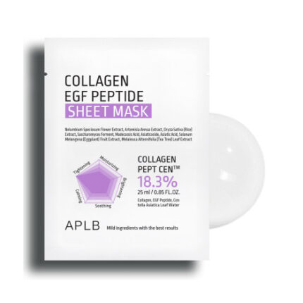 APLB Collagen EGF Peptide Sheet Mask 25ml thumbnail m-2 APLB Collagen EGF Peptide Sheet Mask 25ml