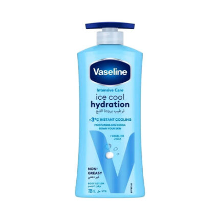 Vaseline Ice Cool Hydration Body Lotion 725ml - Instant -3°C Cooling & 72H Moisture