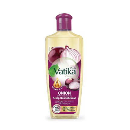 Vatika Naturals Onion Hair Oil 300ml bottle for scalp nourishment