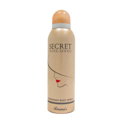Rasasi Secret Pour Femme Deodorant 200ml | Long-Lasting Floral Scent
