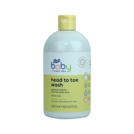Boots Baby Head To Toe Wash 500ml
