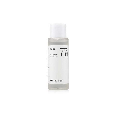 Anua Heartleaf 77 Soothing Toner 40ml for acne prone skin