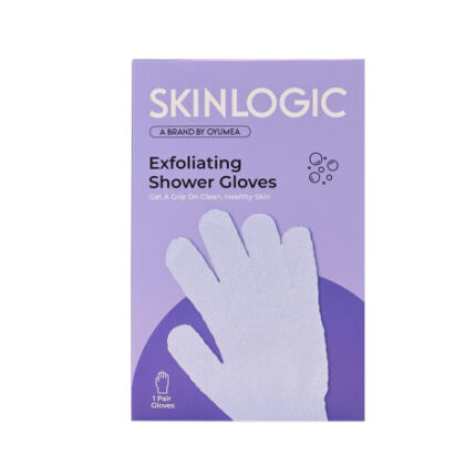 Skinlogic Exfoliating Shower Gloves 1 Pair - Purple