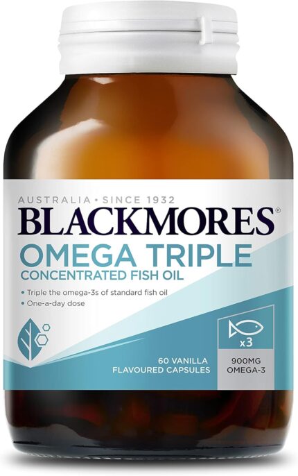 Blackmores Omega Triple Concentrated Fish Oil 60 count