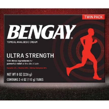 Bengay Ultra Strength Pain Relieving Cream 4oz 2 Tubes 226g