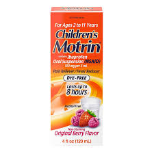 Children’s Motrin Oral Suspension Medicine for Kids 100mg Ibuprofen