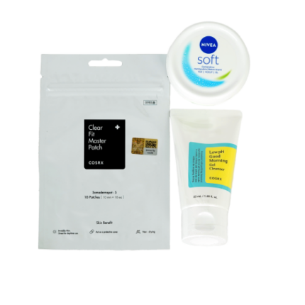 Nivea cream BD || Nivea Soft Cream 100ml & Cosrx Clear Fit Master Patch 18patches & Cosrx Low PH