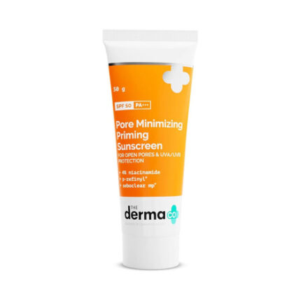 The Derma Co Pore Minimizing Priming Sunscreen SPF 50 PA+++ 50g
