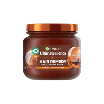 Garnier Ultimate Blends Coconut Oil & Cocoa Butter Hair Remedy Smoothing Mask 340ml