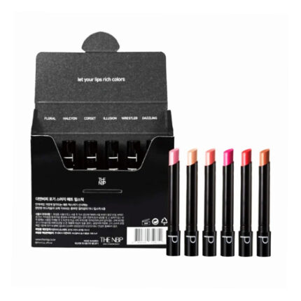 The Nbp Foggy Smudge Matte Lipstic Set 6pcs