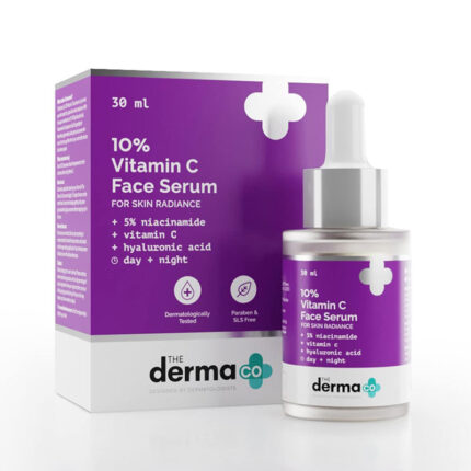The Derma Co 10% Vitamin C Face Serum with 5% Niacinamide & Hyaluronic Acid  30ml